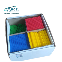 Base 10- Material  Dourado - 611 peças